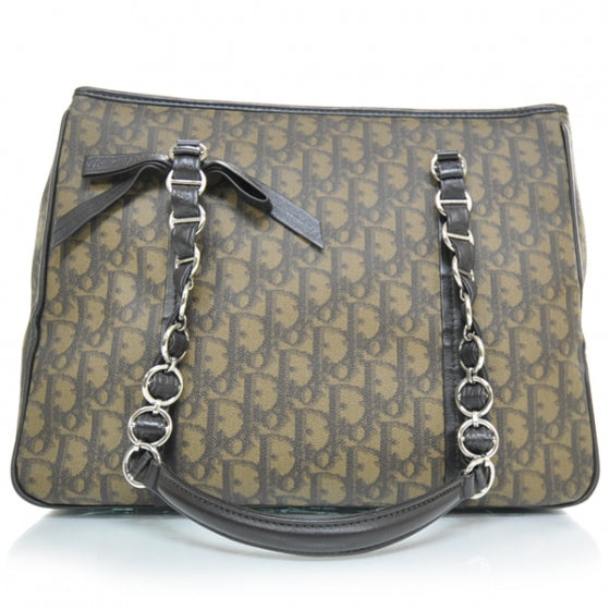 Christian Dior Monogram Trotter Romantique Tote Brown 1 of 9