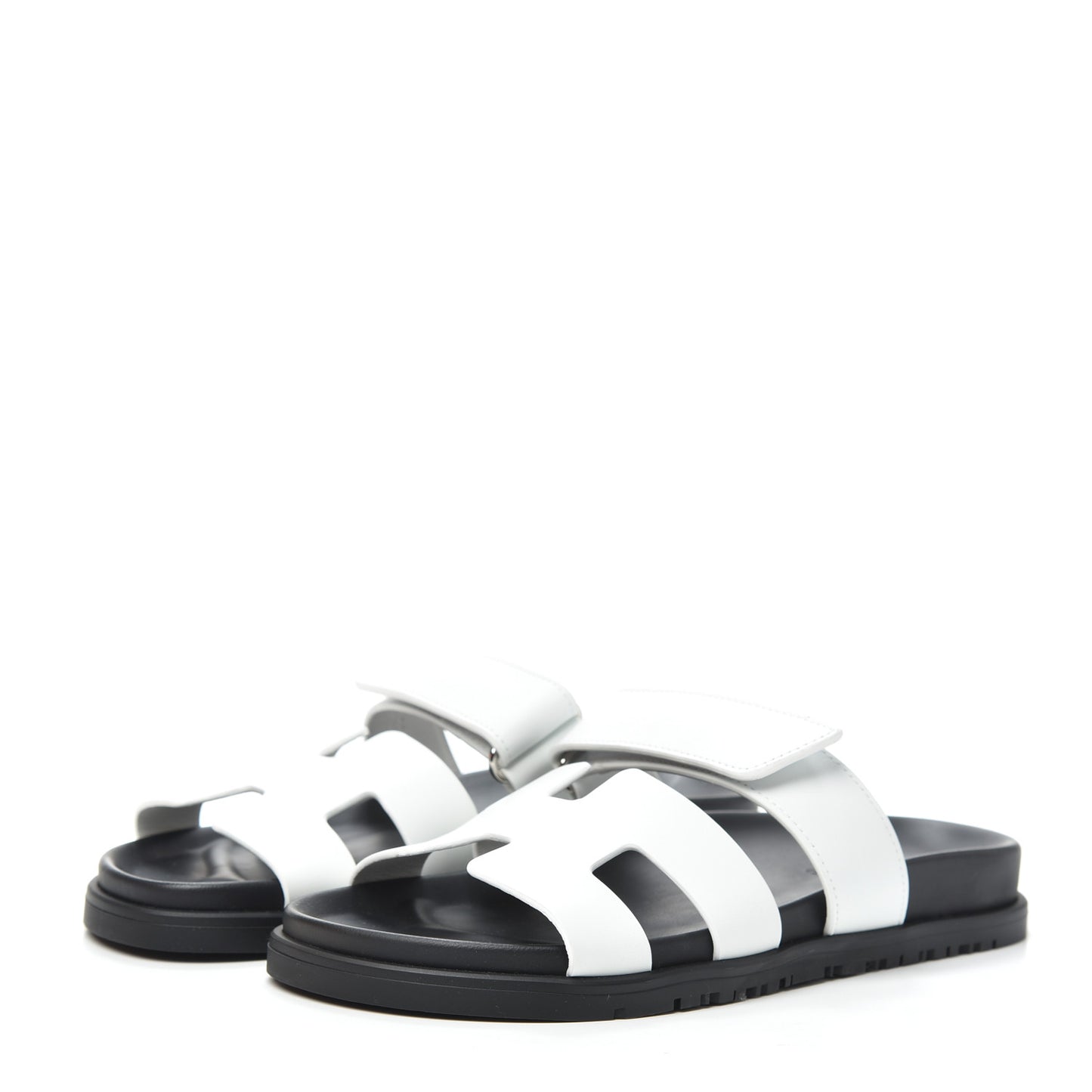 Calfskin Womens Chypre Sandals 37.5 White