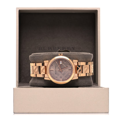 Burberry Stainless Steel 34mm The City Quartz Watch Rose BU9146 5 of 5