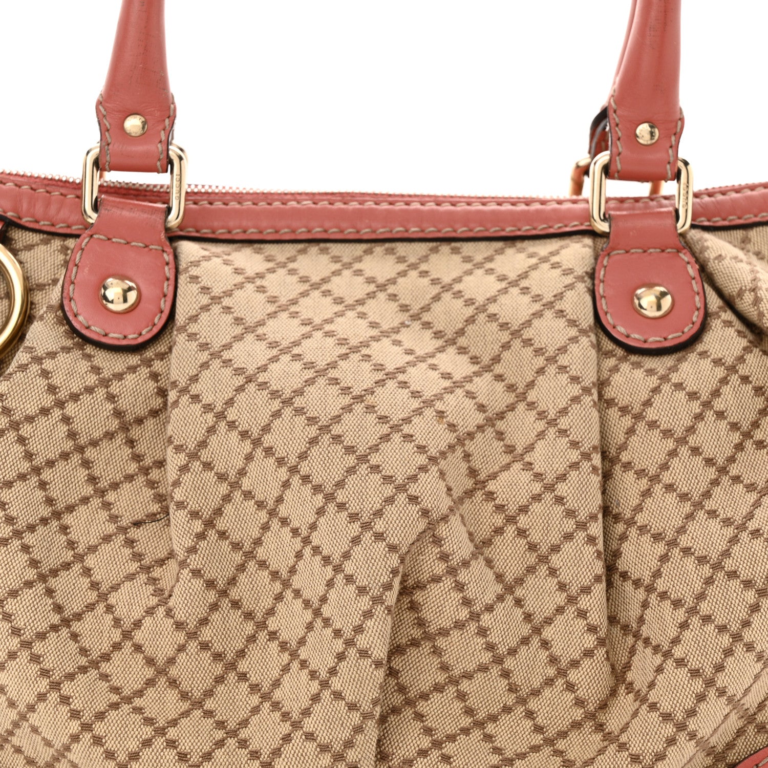 Gucci Diamante Medium Sukey Top Handle Bag Coral 8 of 21