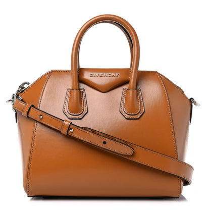 Givenchy Shiny Lord Calfskin Mini Antigona Camel 1 of 13