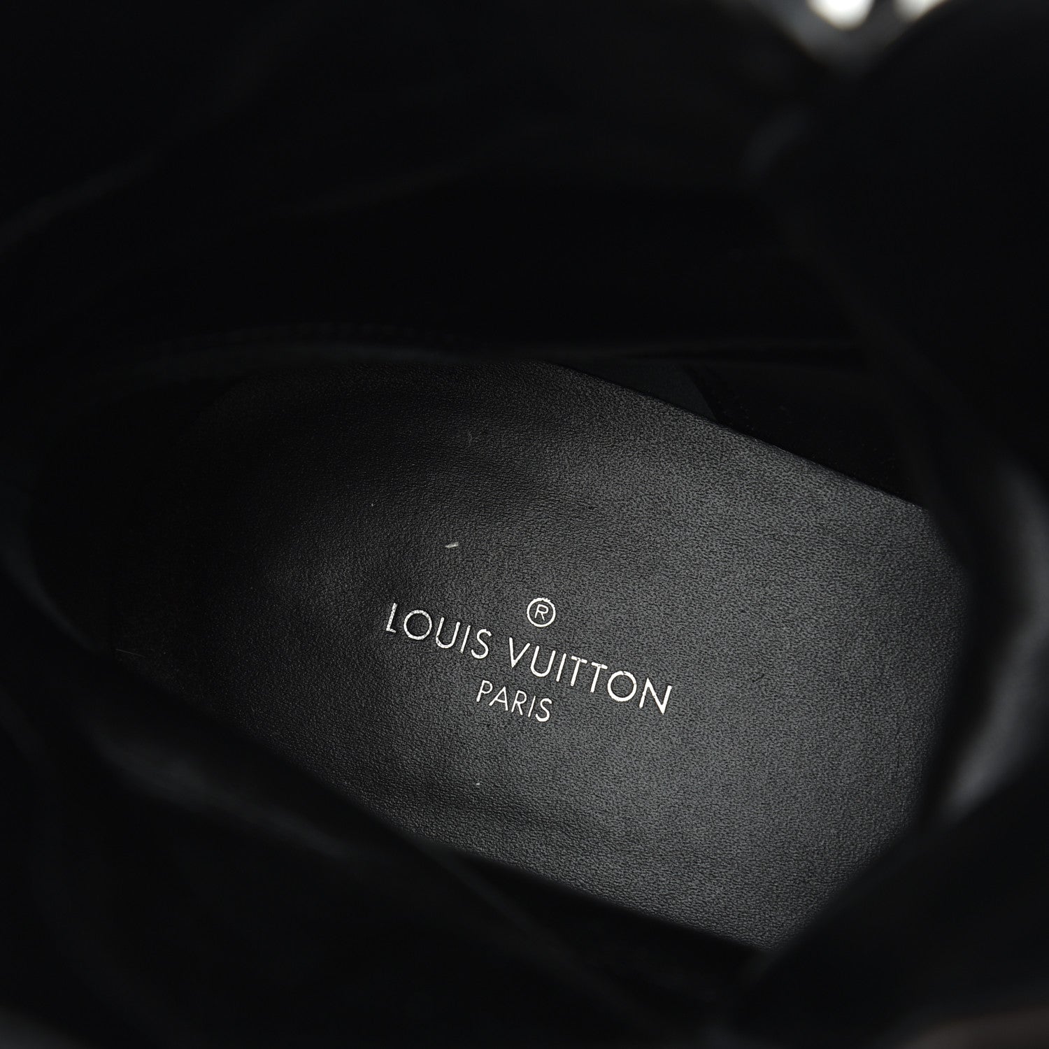 Louis Vuitton Suede Calfskin Monogram Laureate Platform Desert Boots 37.5 Black 6 of 15