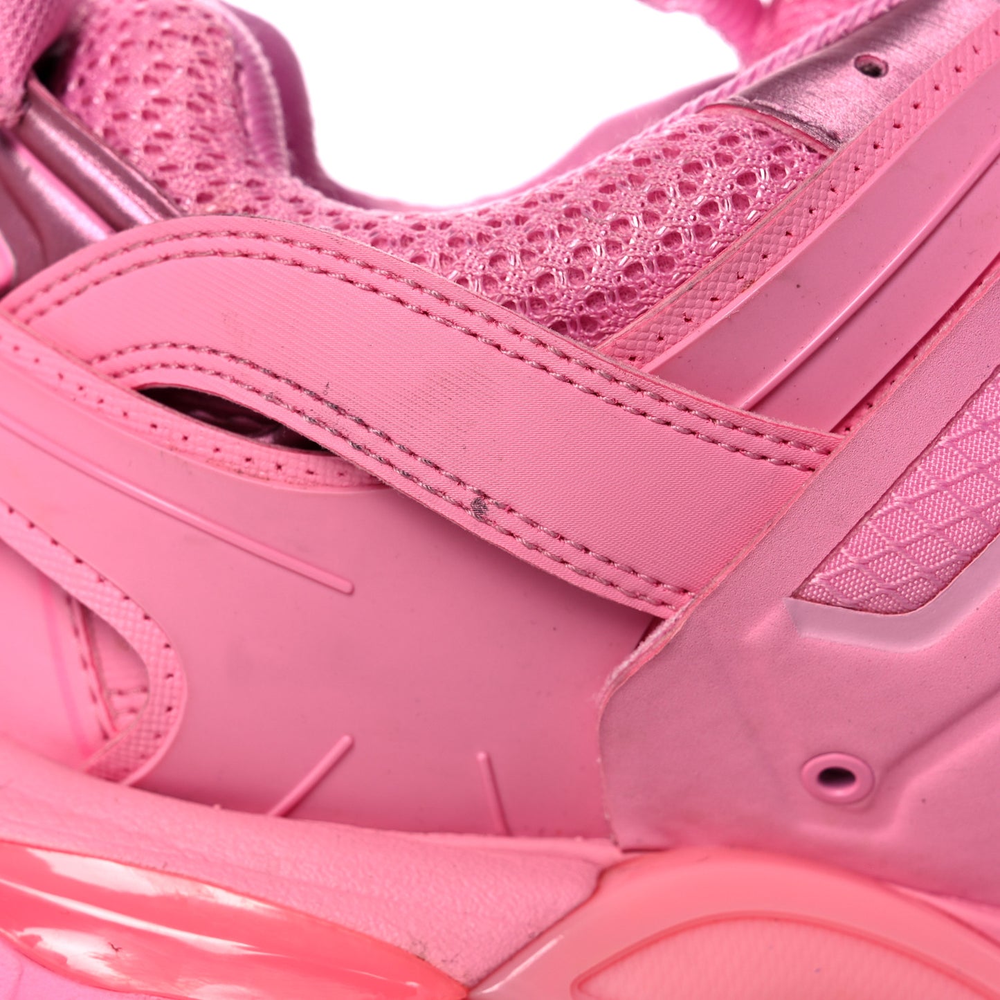 Mesh Nylon Womens Track Sneakers 42 Pink
