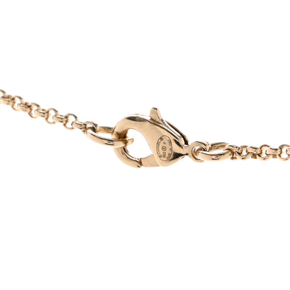 Chanel CC Heart Chain Pendant Necklace Gold 5 of 5
