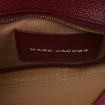 Marc Jacobs Grained Calfskin Small The Tote Bag Cherry 7 of 10