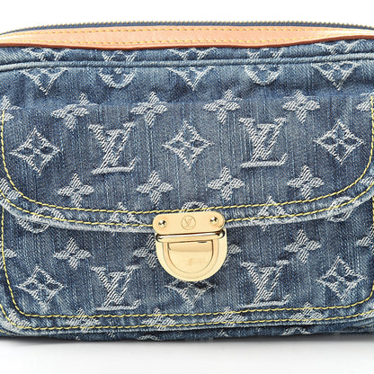 Louis Vuitton Monogram Denim Bum Bag Blue 8 of 10
