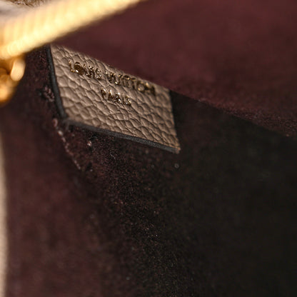 Louis Vuitton Empreinte Monogram Giant Neverfull MM Pochette Tourterelle 6 of 6
