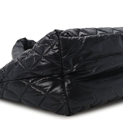 Chanel Nylon Quilted Small Coco Cocoon Tote Black 10 of 11
