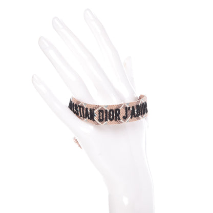 Christian Dior Woven Cotton J'Adior Friendship Bracelet 2 of 4