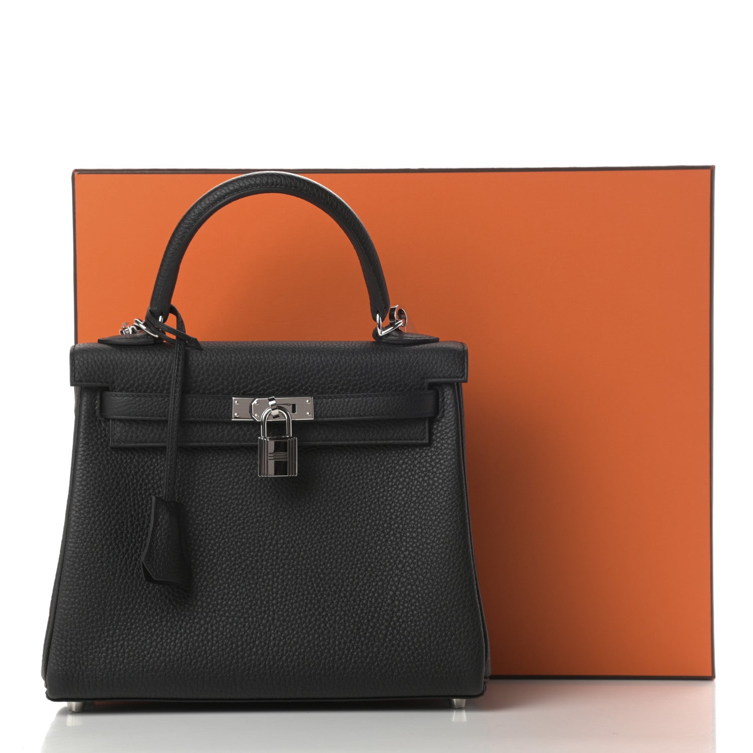Hermes Togo Kelly Retourne 25 Black 13 of 13