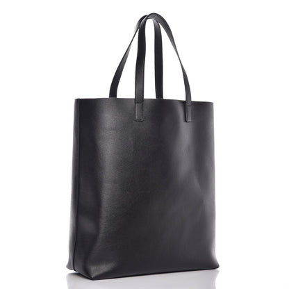 Saint Laurent Calfskin Heart Shopping Tote Black 4 of 7