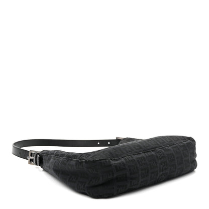 Fendi Zucchino Small Hobo Black 4 of 11