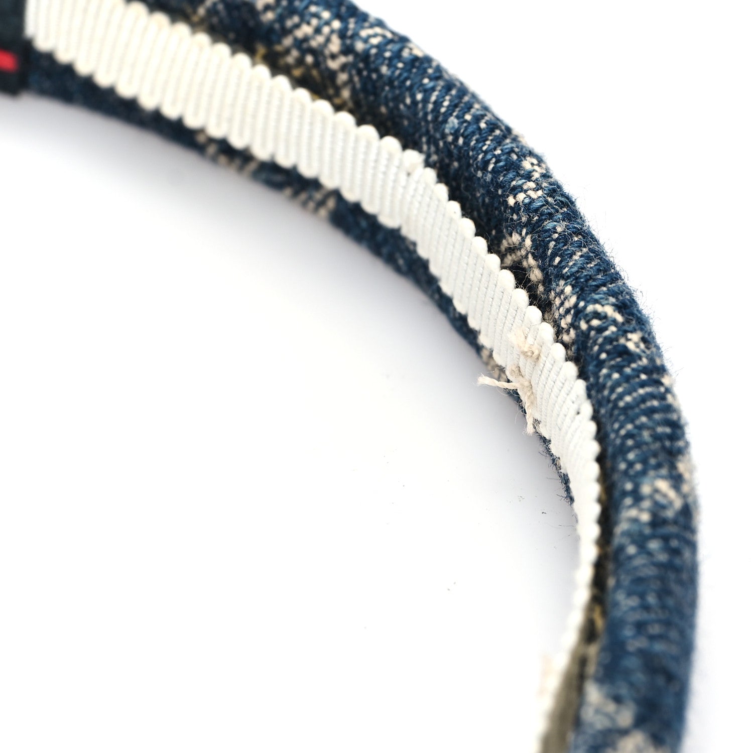 Gucci Denim Monogram Headband 5 of 6