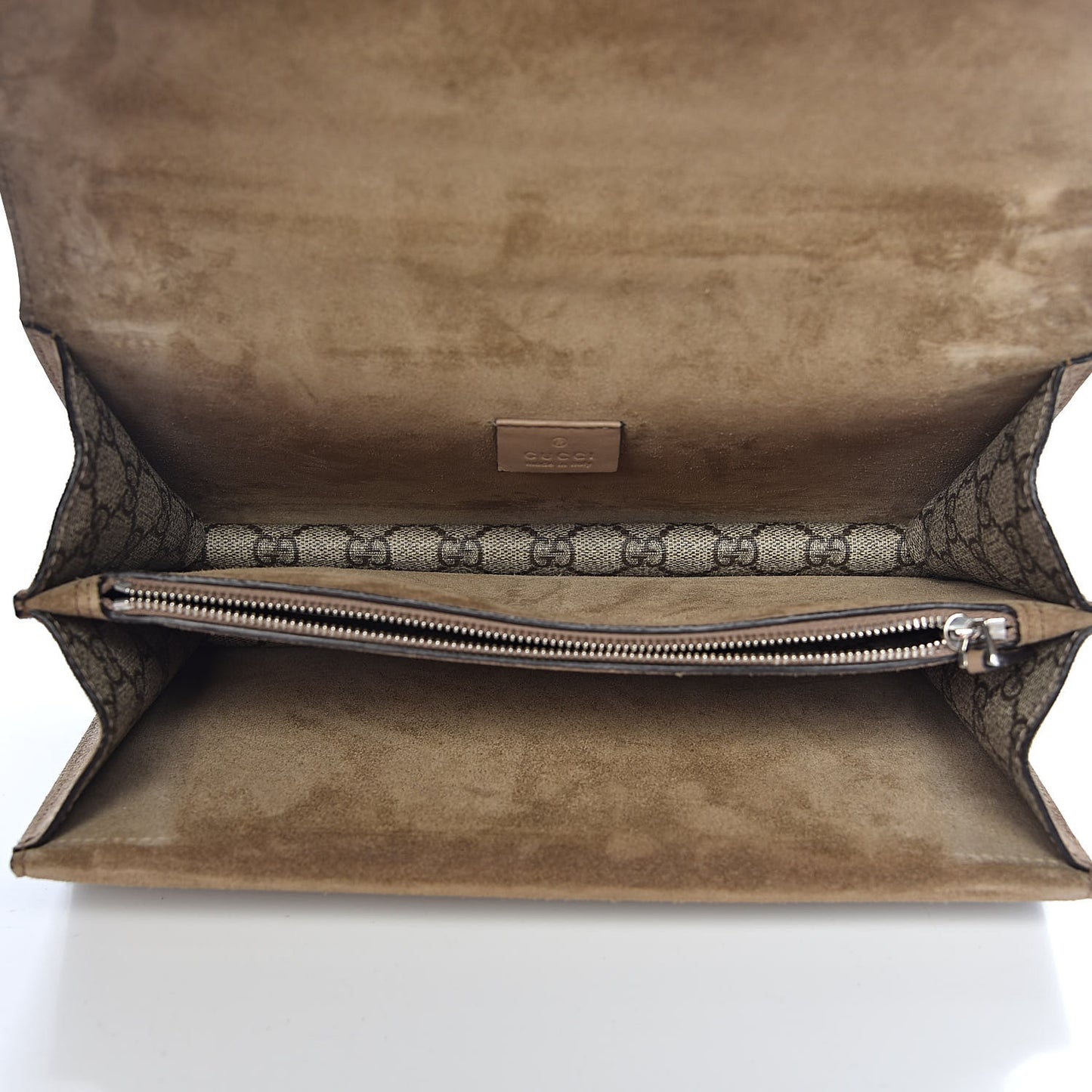 GG Supreme Monogram Small Dionysus Shoulder Bag Taupe
