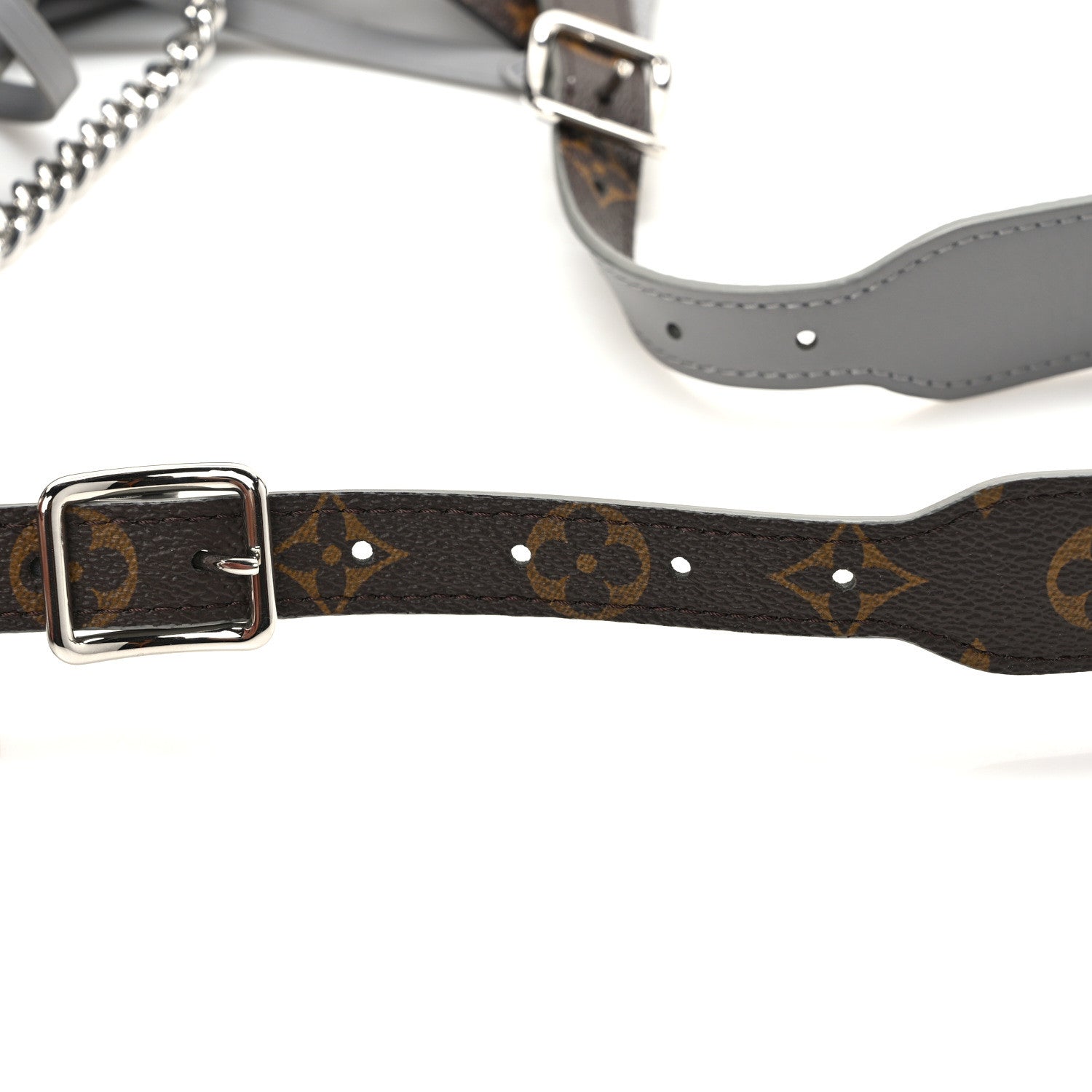 Louis Vuitton Lambskin CarryAll Cargo Vibe PM Trianon Gray 12 of 13