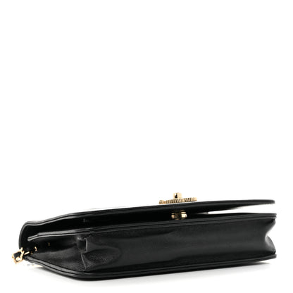 Chanel Caviar Chevron Quilted Vintage Mademoiselle Wallet On Chain WOC Black 4 of 13