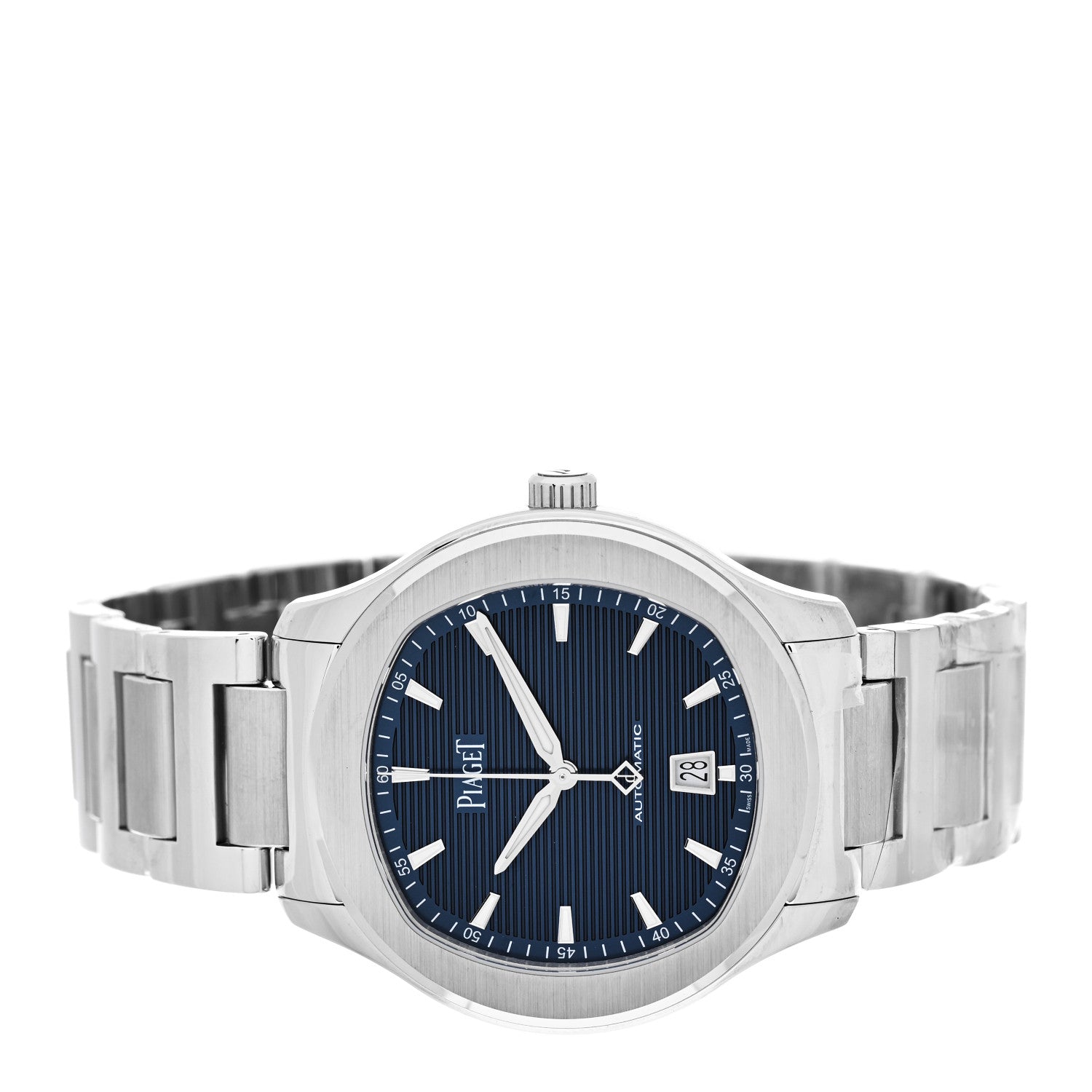 Piaget Stainless Steel 42mm Polo S Automatic Watch Blue 2 of 5