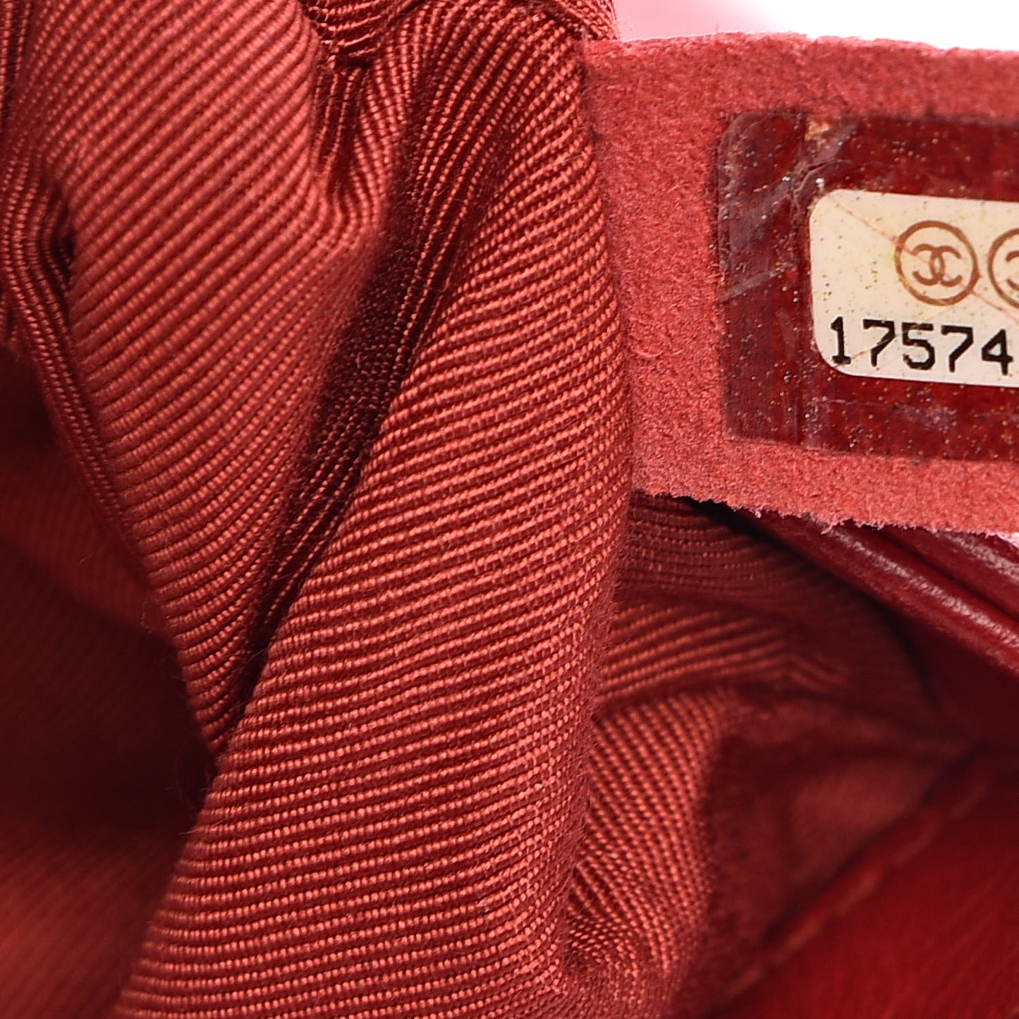 Lambskin Stitched Medium Boy Flap Red