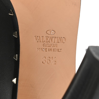 Valentino Garavani Calfskin Soul Rockstud Mary Jane 110mm Pumps 36.5 Black 6 of 9