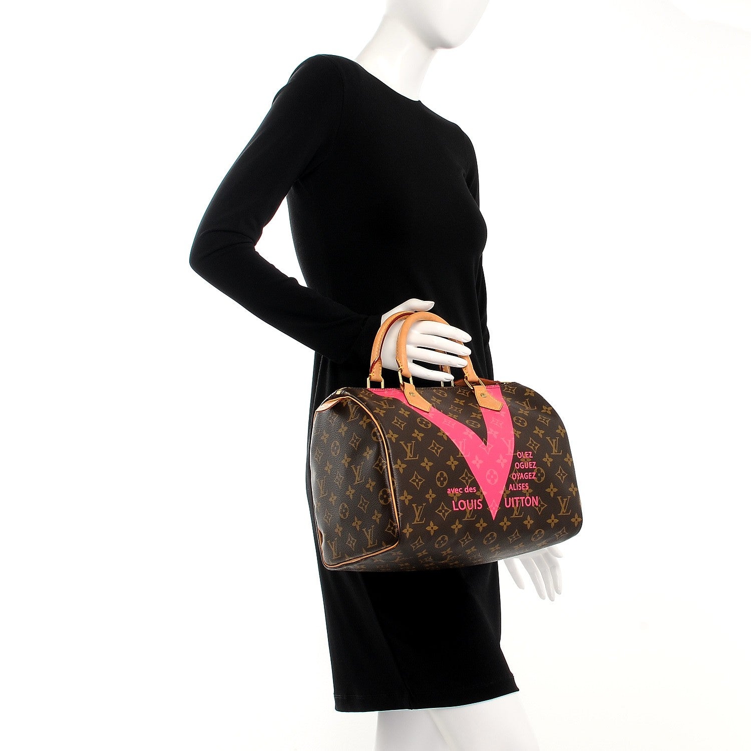Louis Vuitton Monogram Speedy 30 V Grenade 2 of 10
