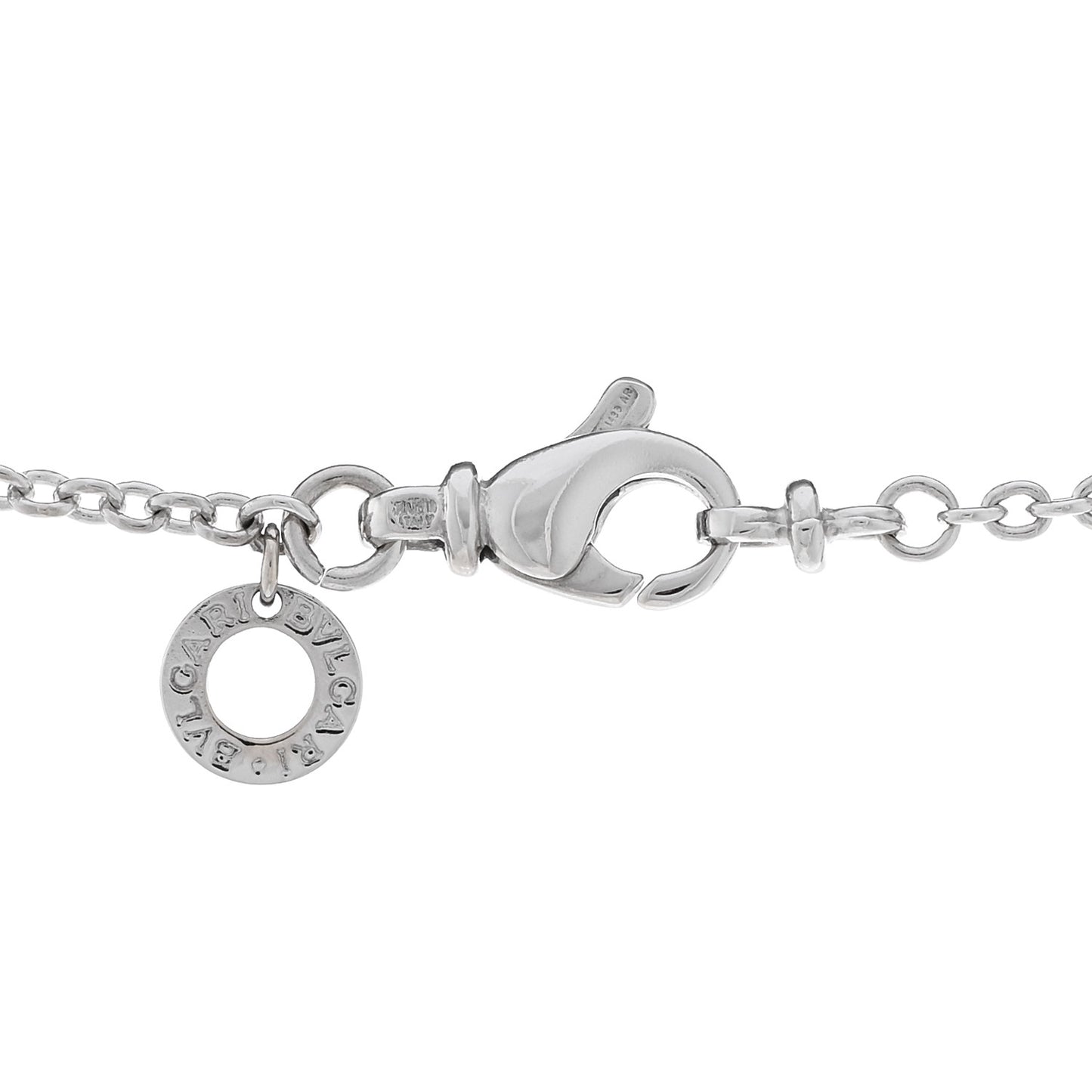 18K White Gold B.Zero1 Pendant Necklace