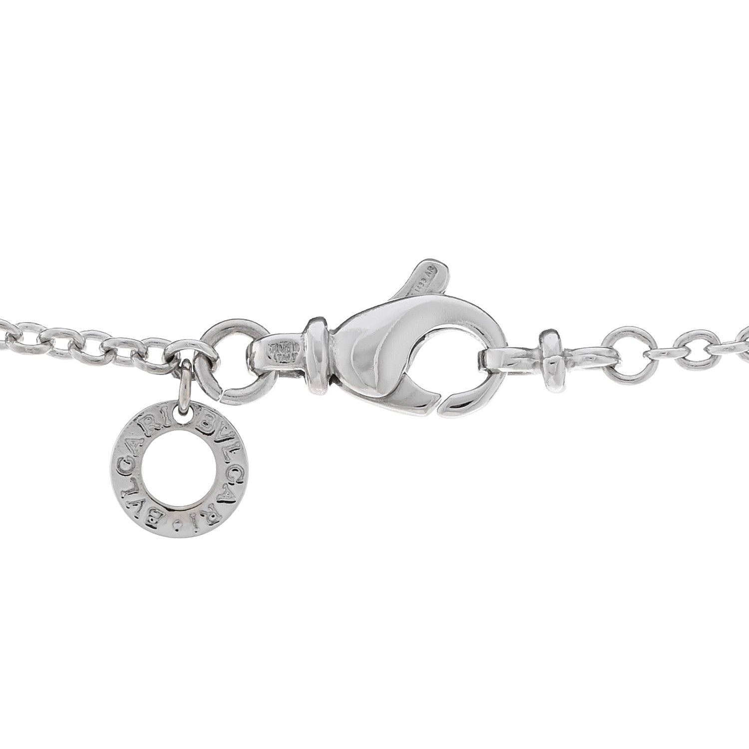 Bulgari 18K White Gold B.Zero1 Pendant Necklace 4 of 4