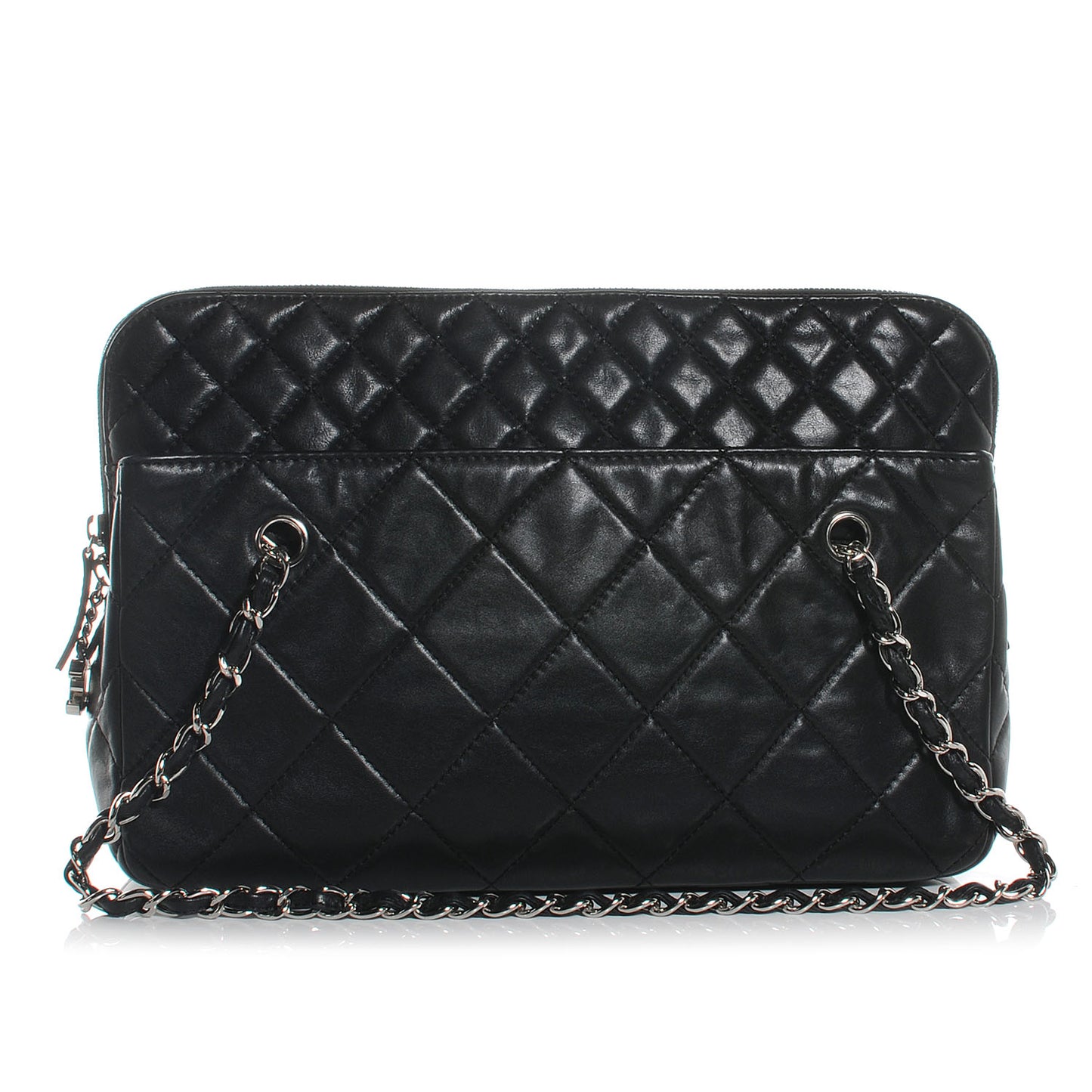 Calfskin Quilted In the Business Tote Black
