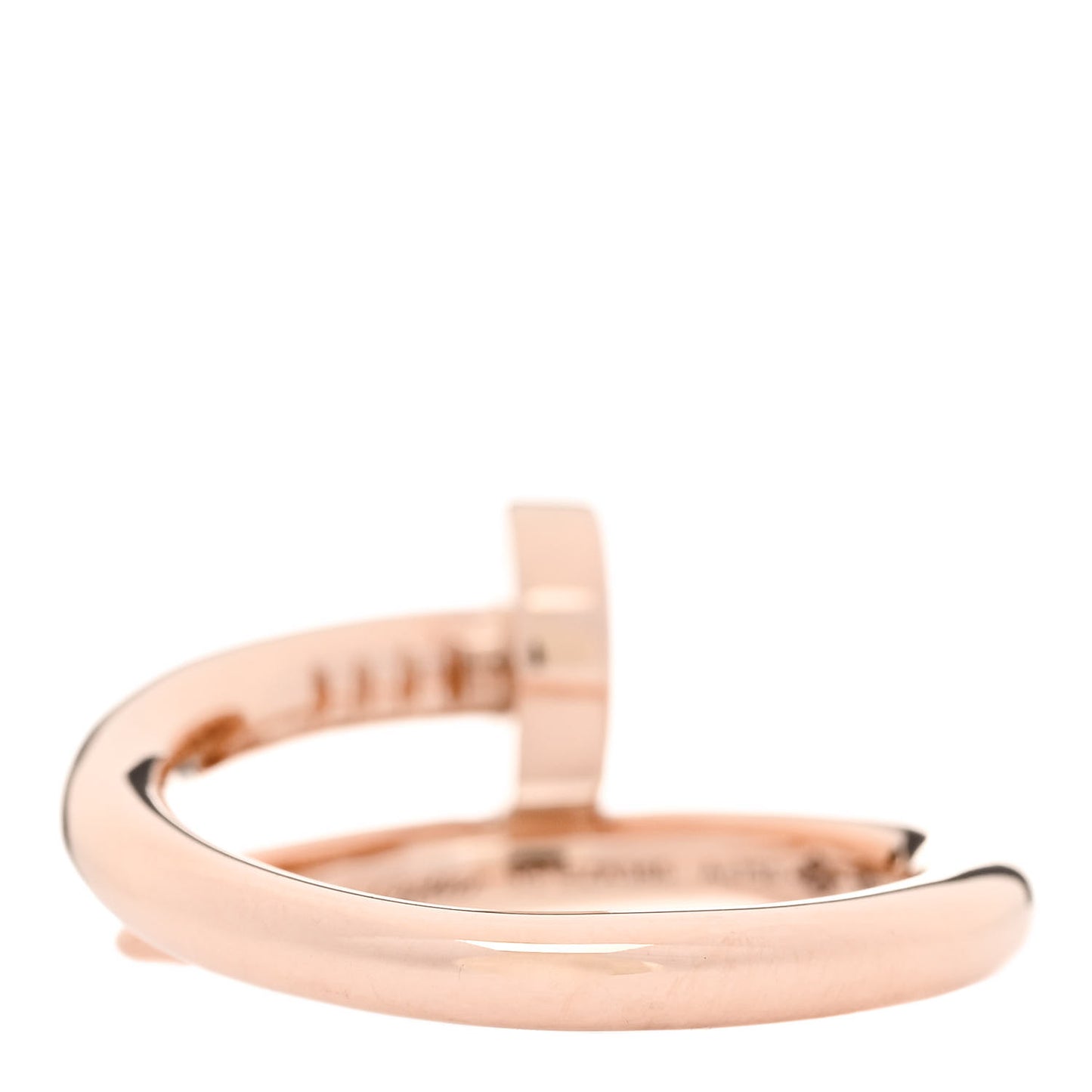 18K Pink Gold Juste Un Clou Ring 53 6.25