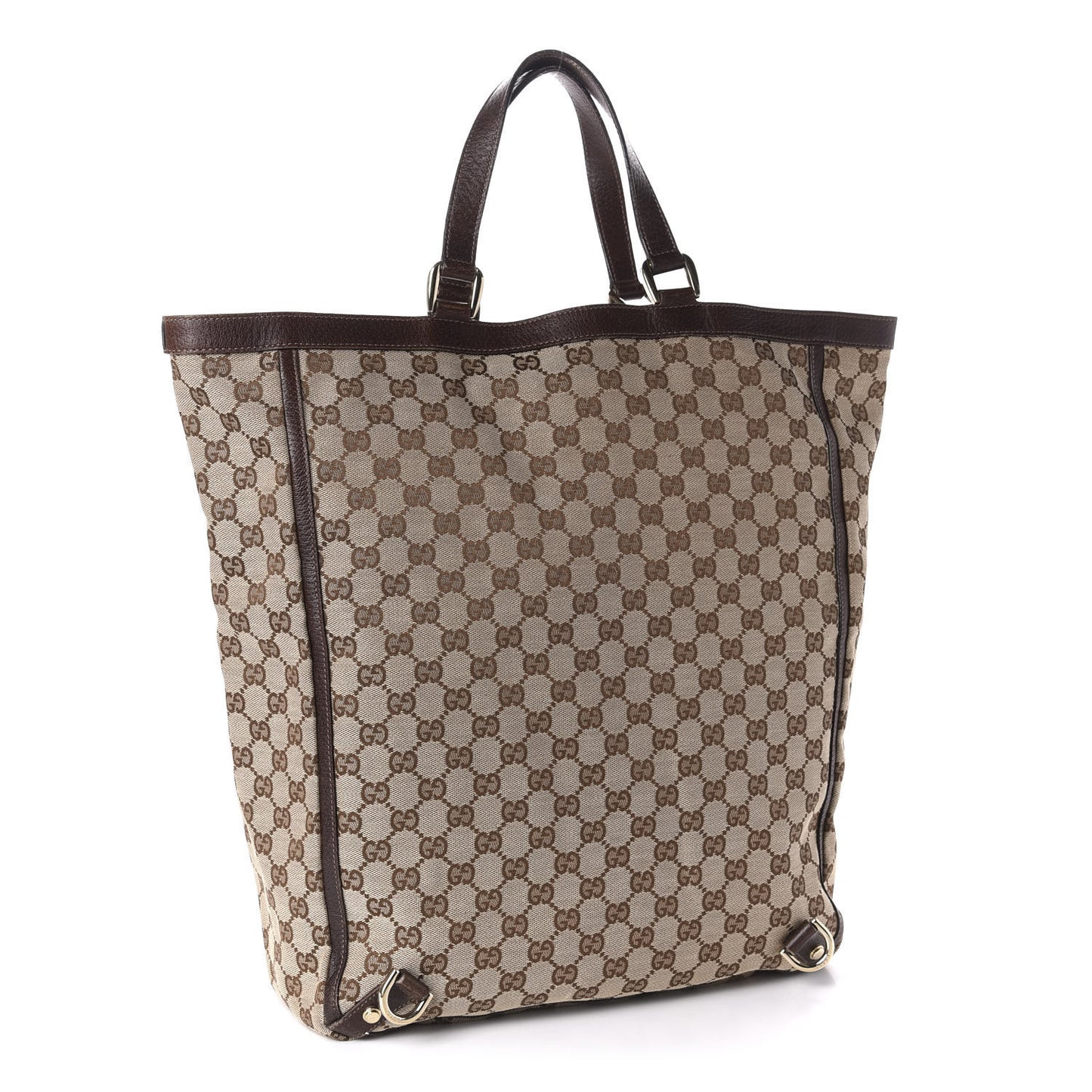 Monogram Abbey Tote Dark Brown