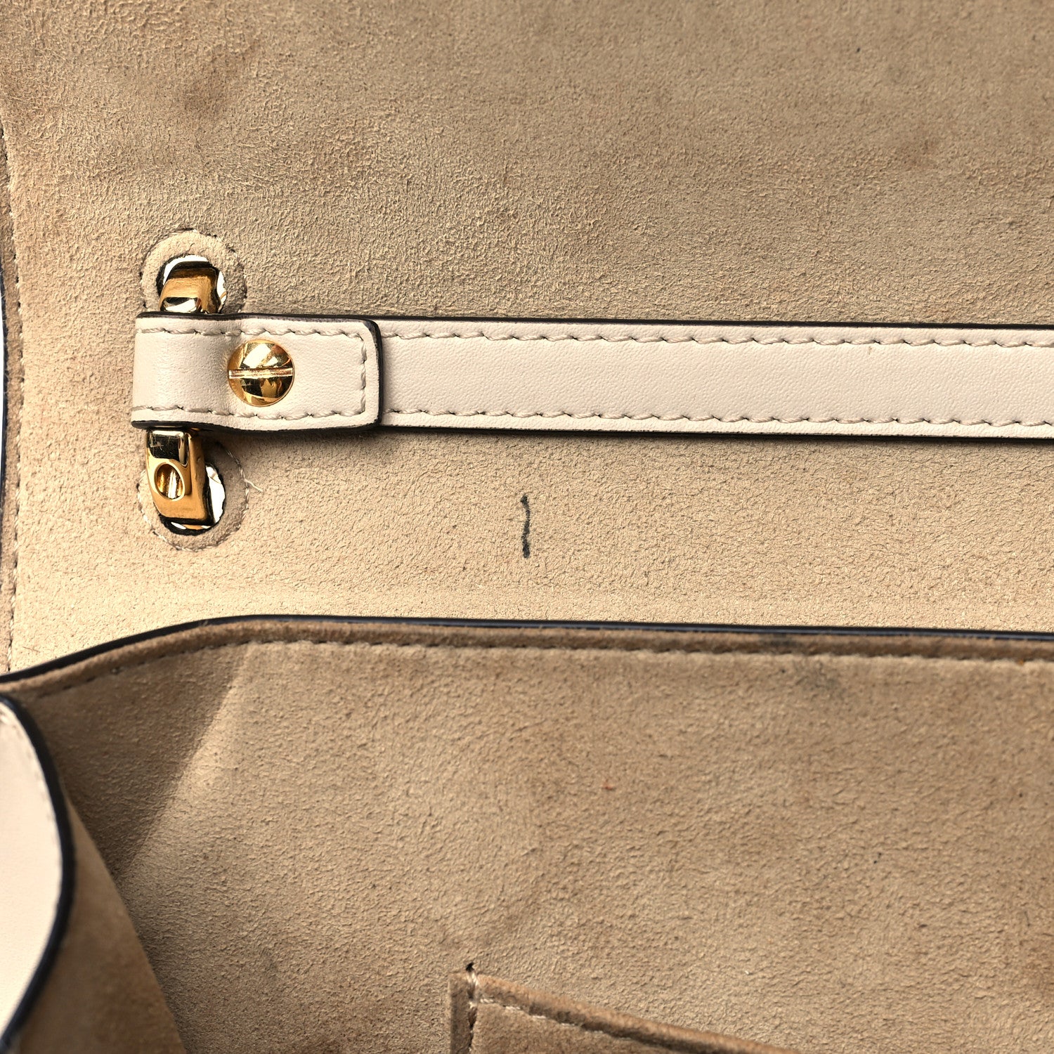 Fendi Vitello Liberty FF 1974 Embossed Kan I Shoulder Bag Camelia 15 of 20