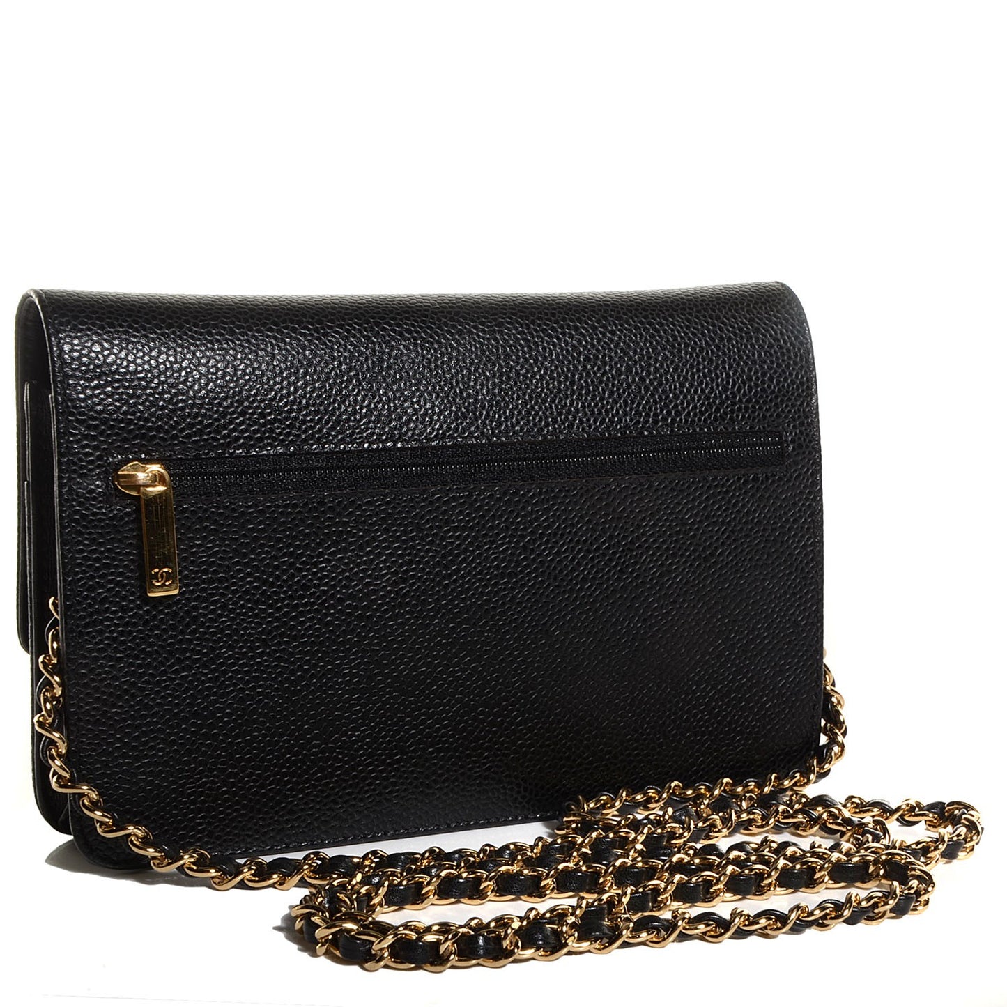 Caviar Timeless CC Wallet on Chain WOC Black