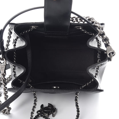 Chanel Caviar Quilted Small CC Bucket Bag Black 5 of 7