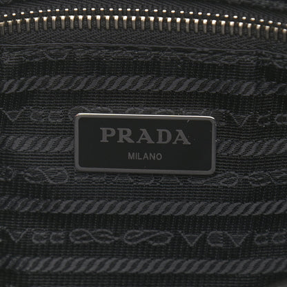 Prada Nylon Tessuto Impuntu Quilted Shoulder Bag Black 5 of 10