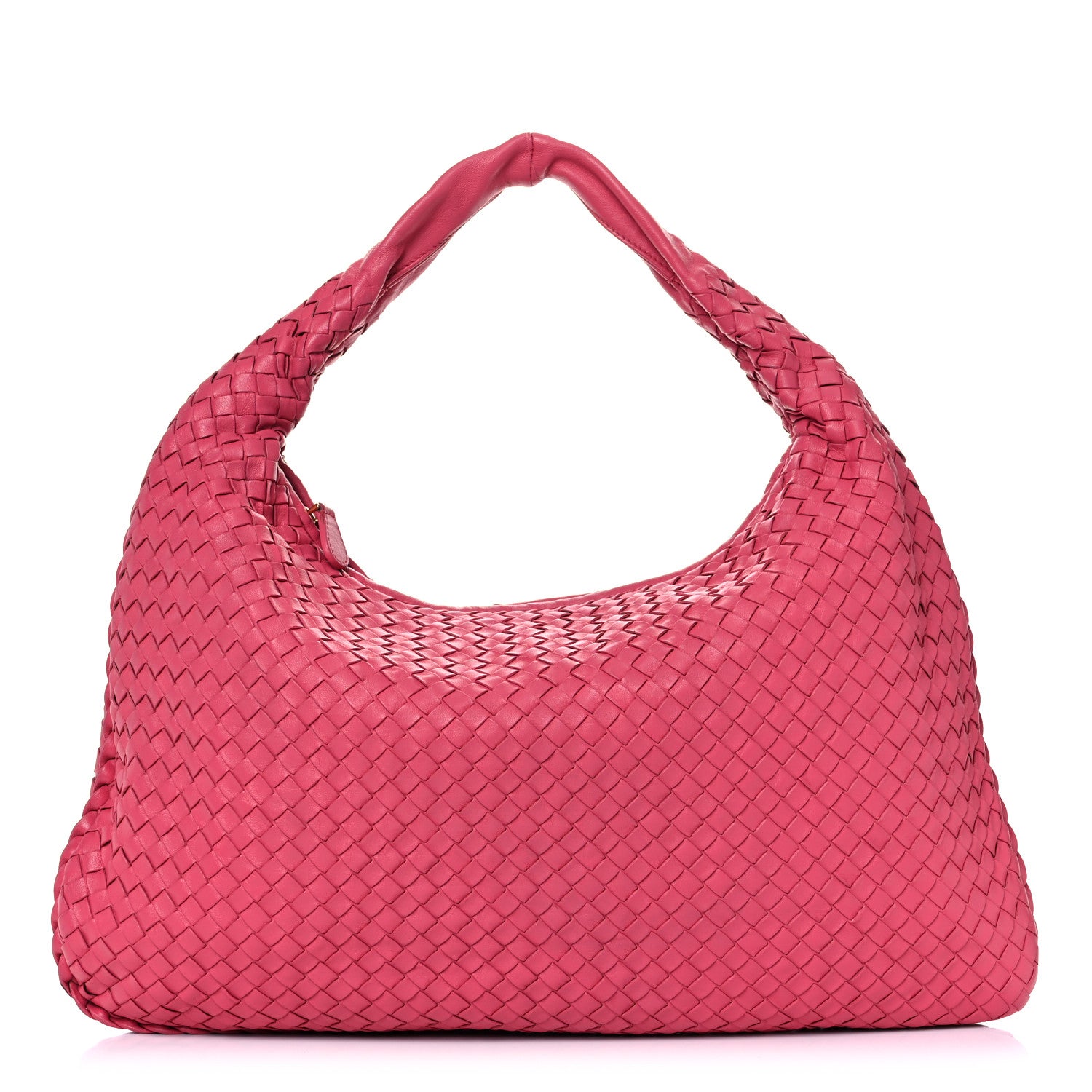 Bottega Veneta Nappa Intrecciato Large Veneta Hobo Rosa Shock 1 of 16
