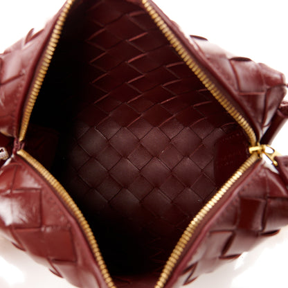 Bottega Veneta Polished Nappa Intrecciato Knot Mini Loop Camera Bag Madder Brown 5 of 9