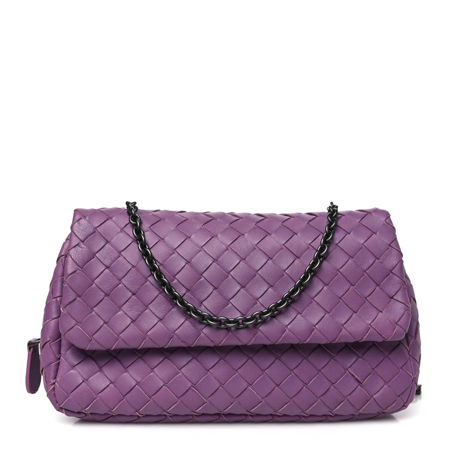 Nappa Intrecciato Small Chain Crossbody Parme
