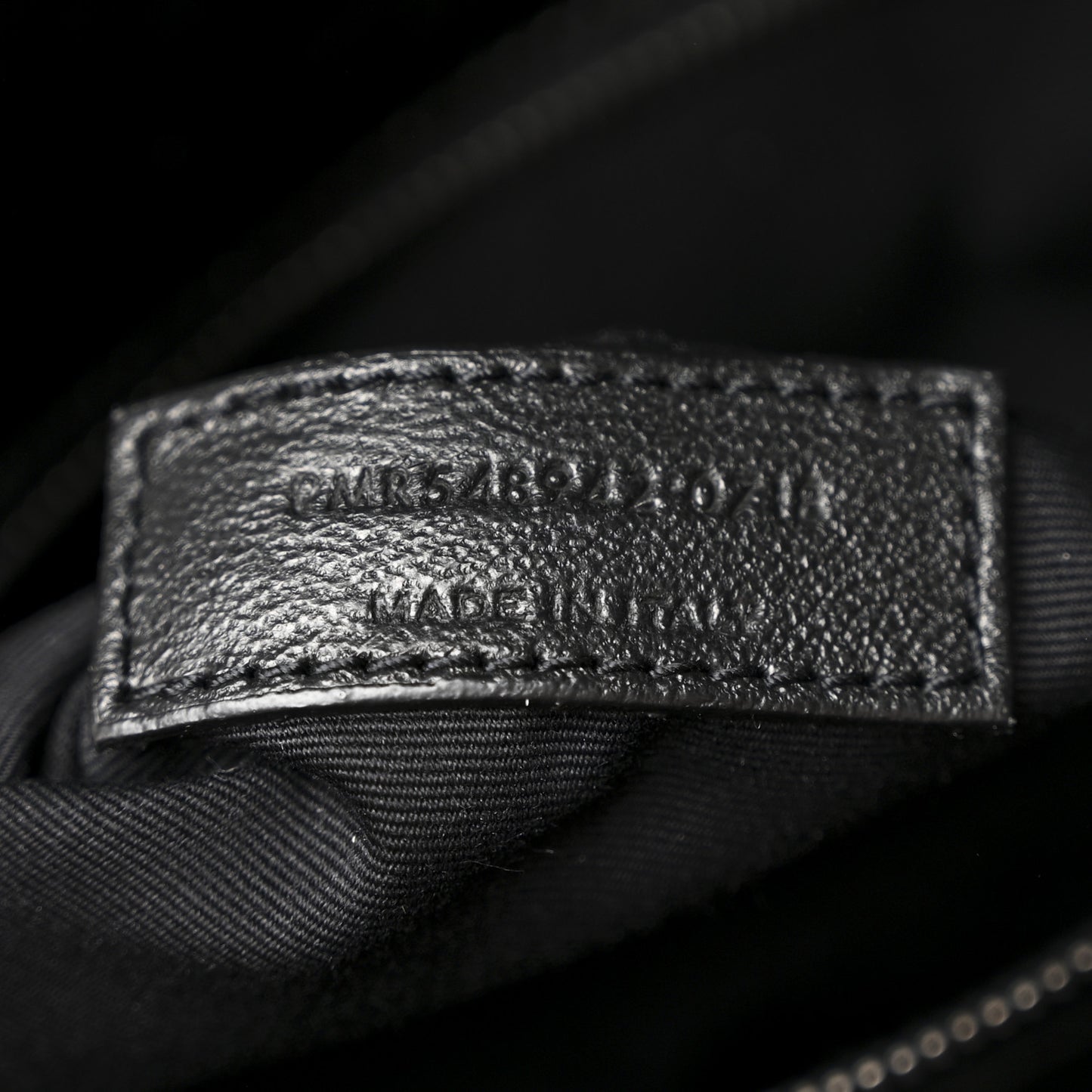 Patent Crocodile Embossed Lambskin Monogram Medium Niki Chain Satchel Black