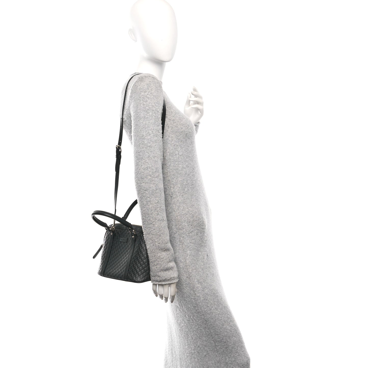 Microguccissima Mini Dome Bag Black