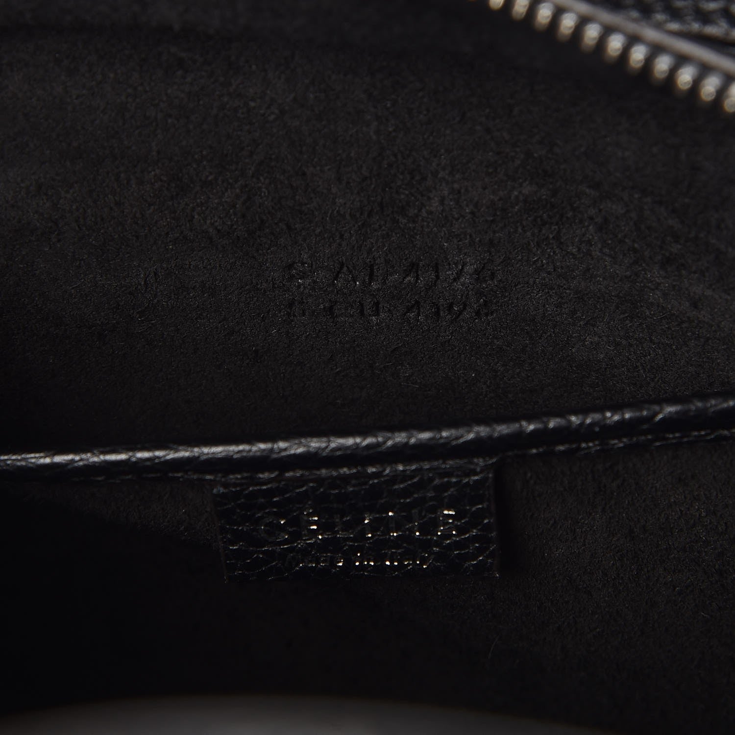 Celine Drummed Calfskin Nano Luggage Black 8 of 8