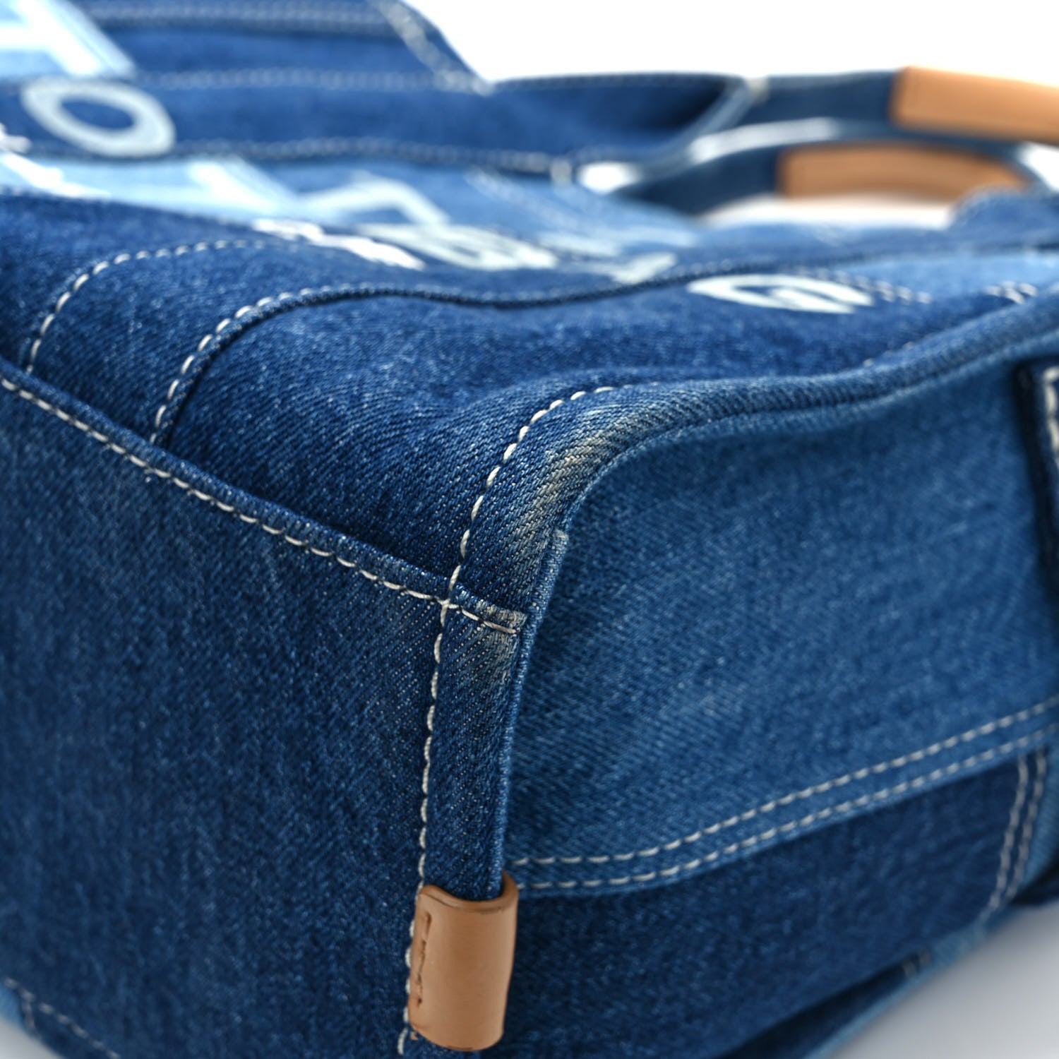 Marc Jacobs Denim Canvas Medium The Tote Bag Blue 11 of 11