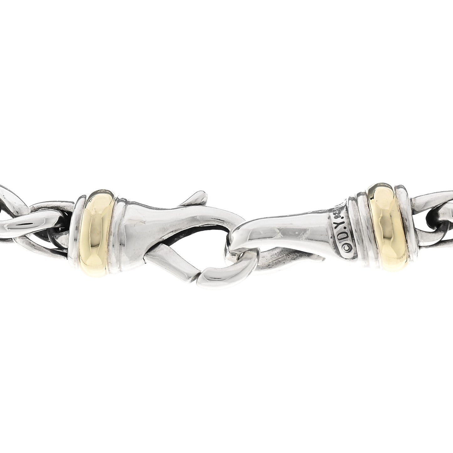 Sterling Silver 14K Yellow Gold 6mm Wheat Chain Necklace
