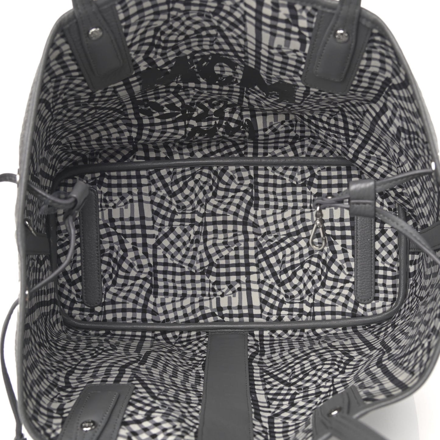 Visetos Medium Liz Reversible Shopper Tote Black