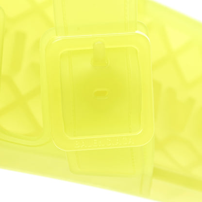 Balenciaga Technical Polyurethane Mallorca Slide Sandals 38 Fluo Yellow 6 of 7