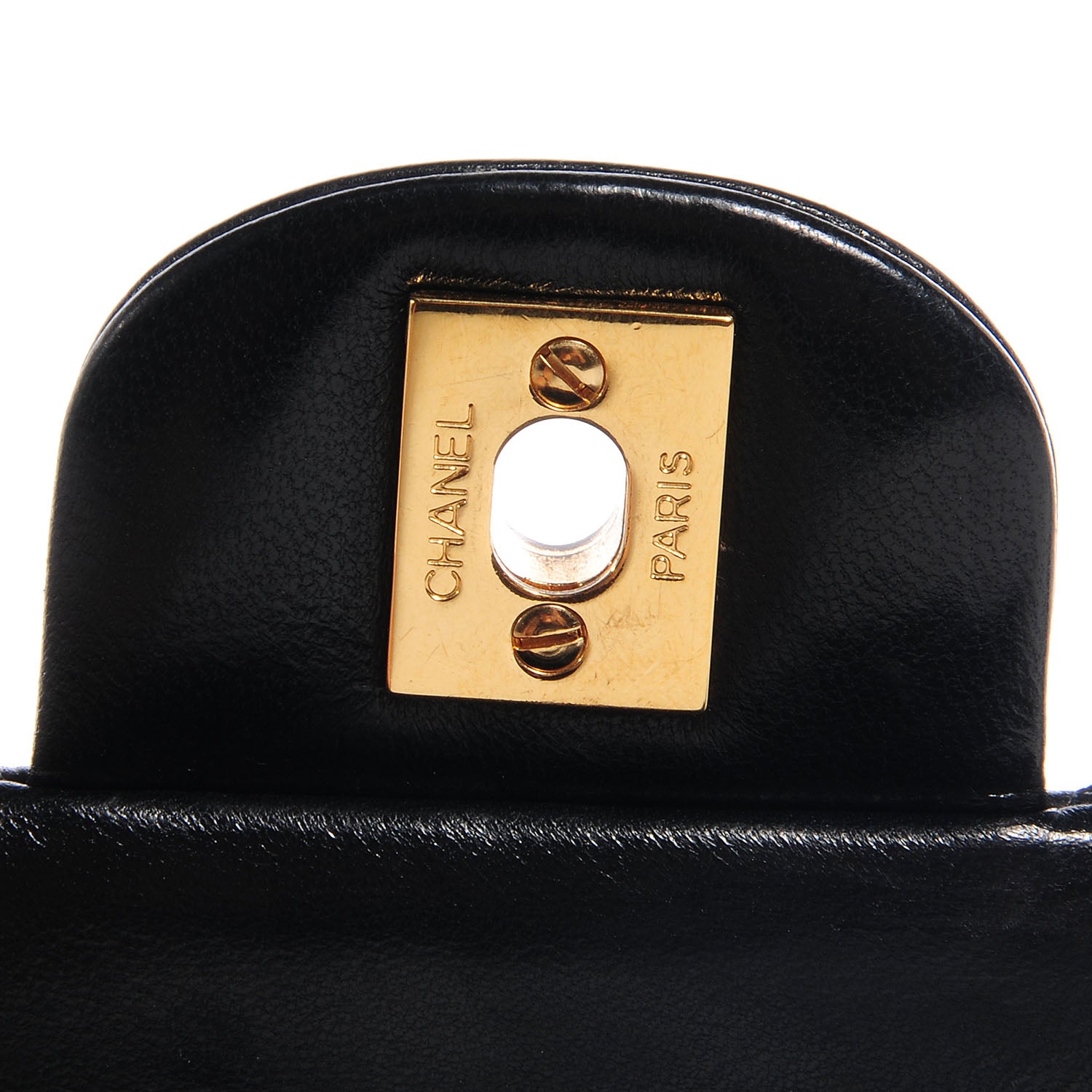 Chanel Lambskin Quilted Small Double Flap Black 5 of 8