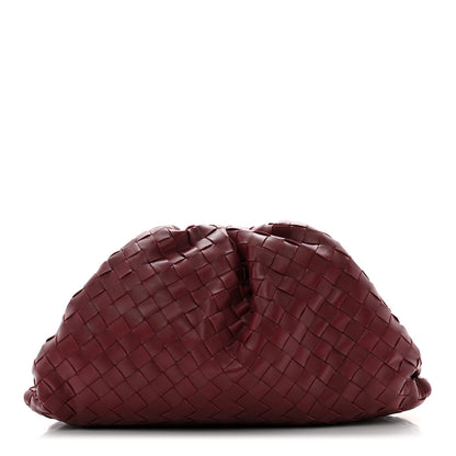 Bottega Veneta Nappa Maxi Intrecciato The Pouch Oversized Clutch Bordeaux 1 of 10