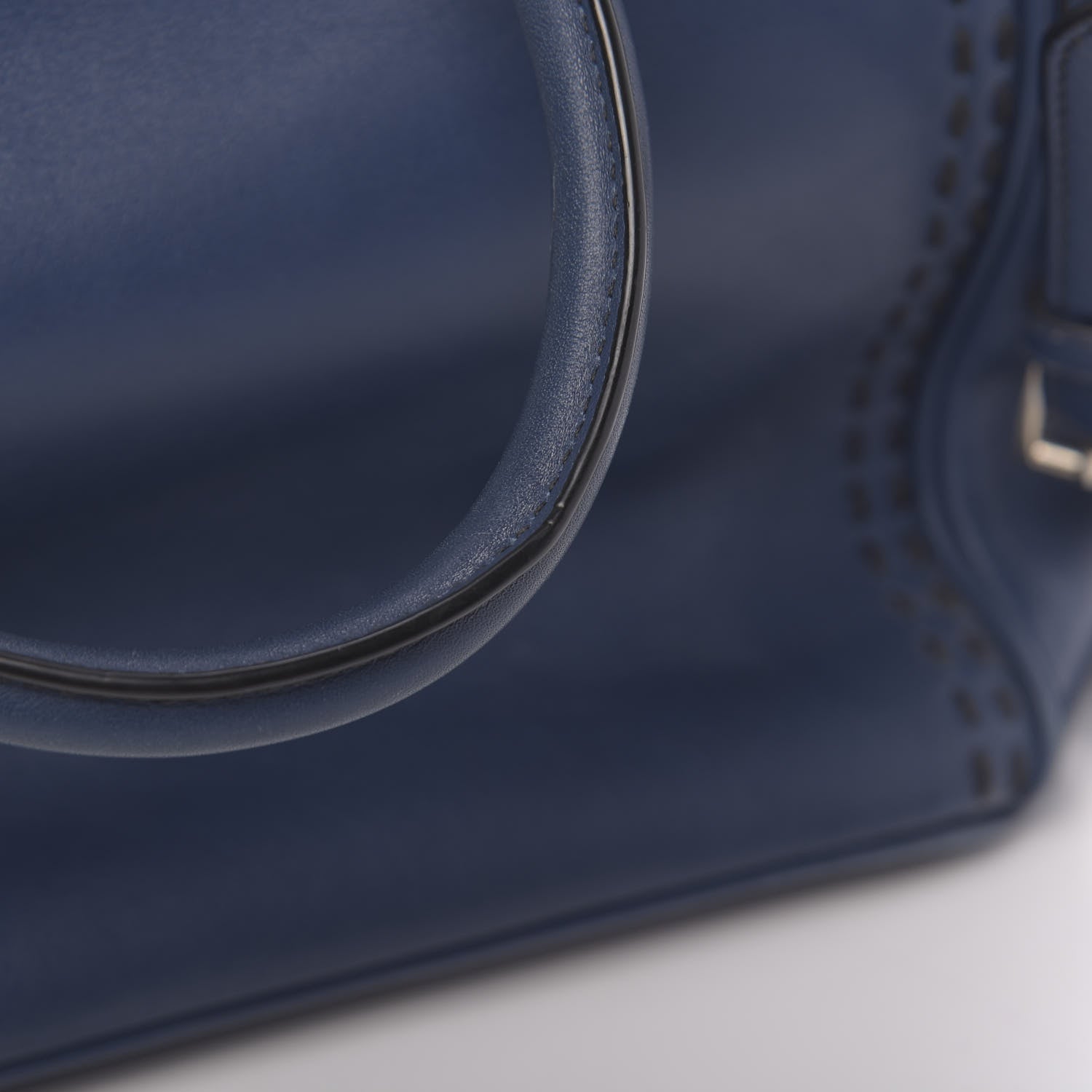 Prada City Calf Hand Stitched Medium Galleria Double Zip Tote Bleuette 15 of 23