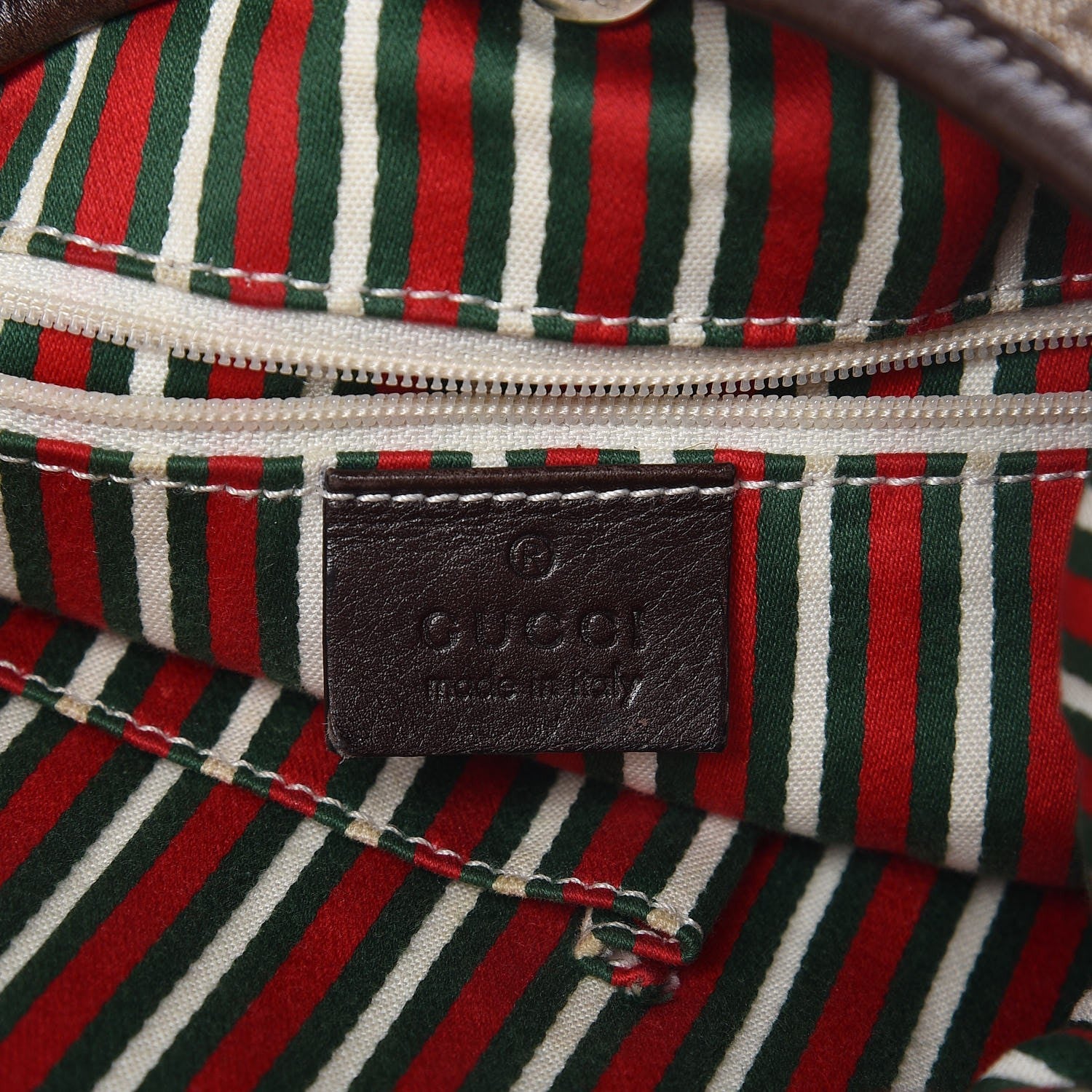 Gucci Monogram Medium New Britt Hobo Dark Brown 6 of 8