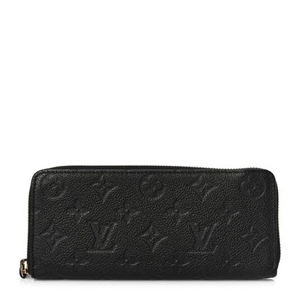 Louis Vuitton Empreinte Clemence Wallet Black 1 of 8