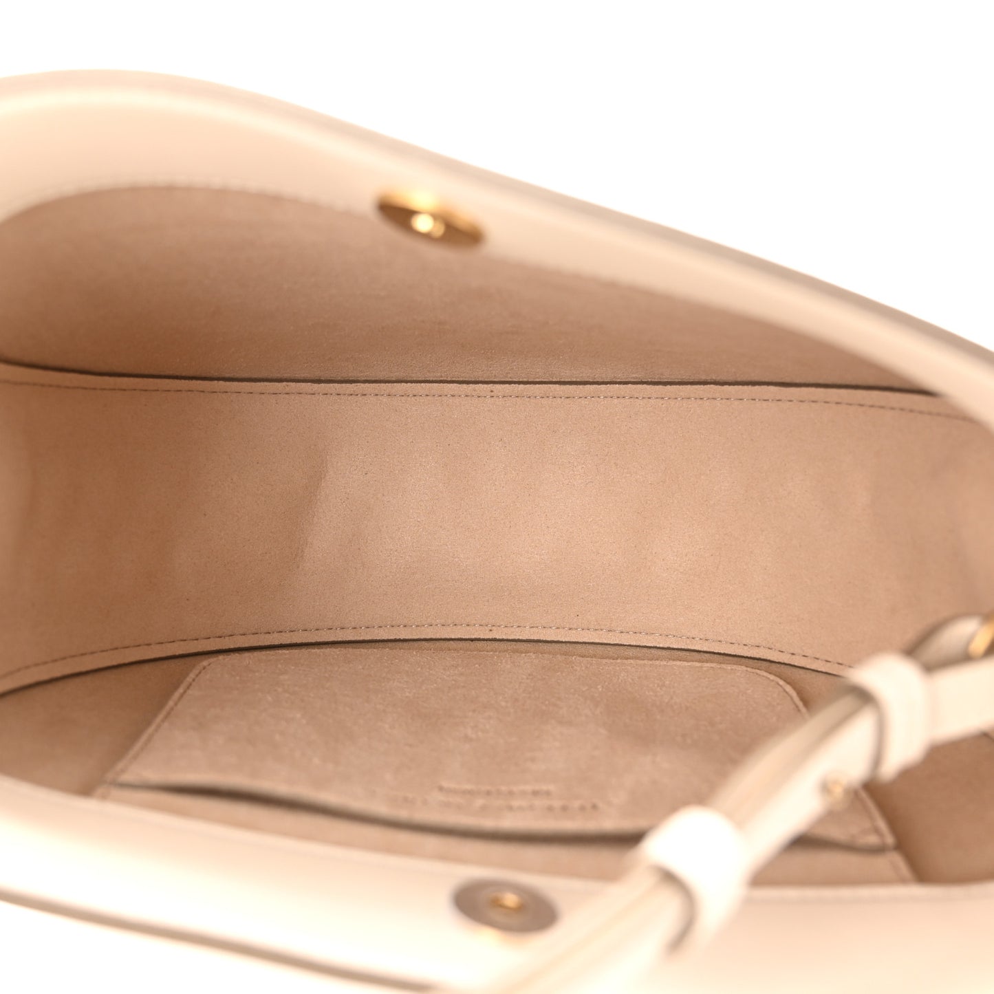 Eco Alter Nappa Small Frayme Shoulder Bag White