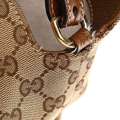 Gucci Monogram Large Bree Foldover Tote Beige Tabacco 14 of 20
